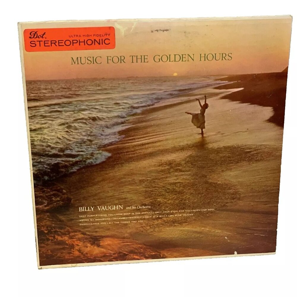 Billy Vaughn Music For The Golden Hours (Vinyl, 1959) Dot DLP 25086 VG+ LP